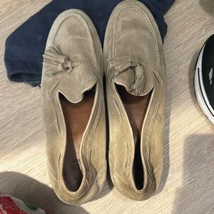 Saks Fifth Avenue Tan suede Loafer